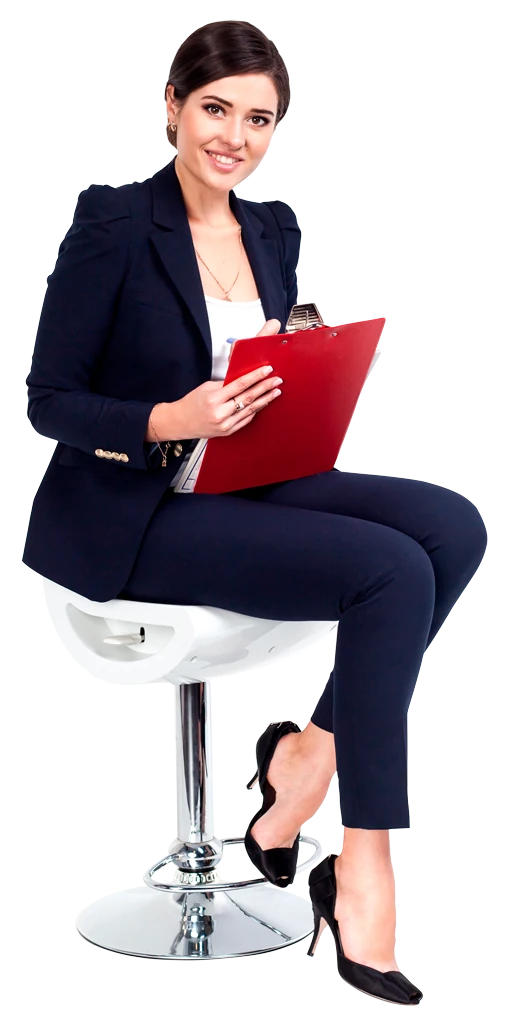woman in chair