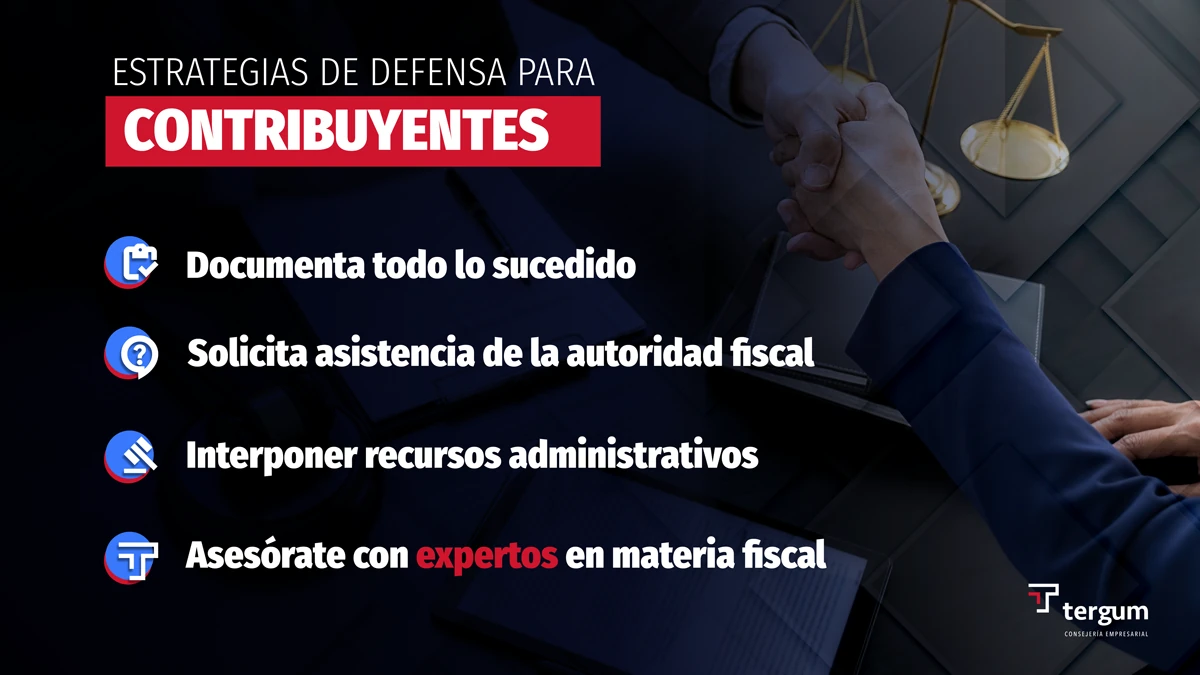 Estrategias de defensa para contribuyentes
