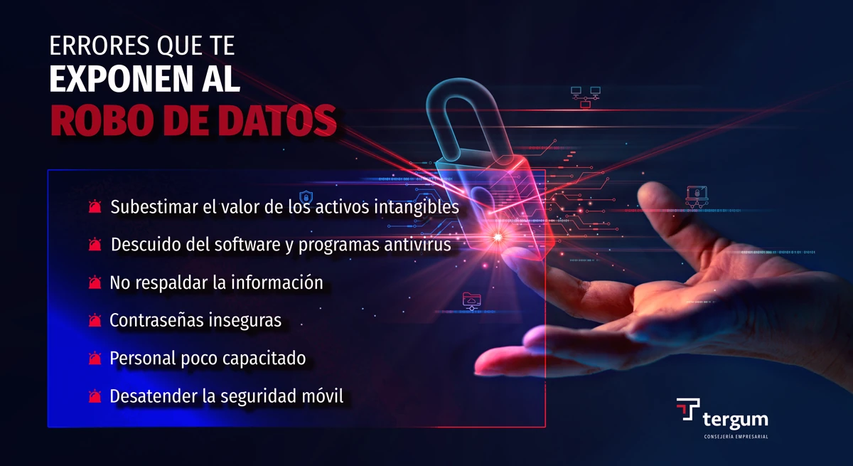 Errores que te exponen al robo de datos